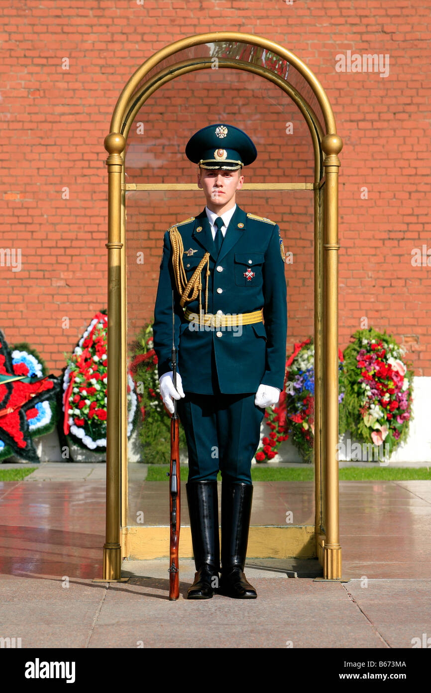 Honor Guard at the Tomb of The Unknown Soldier in Alexander Garden