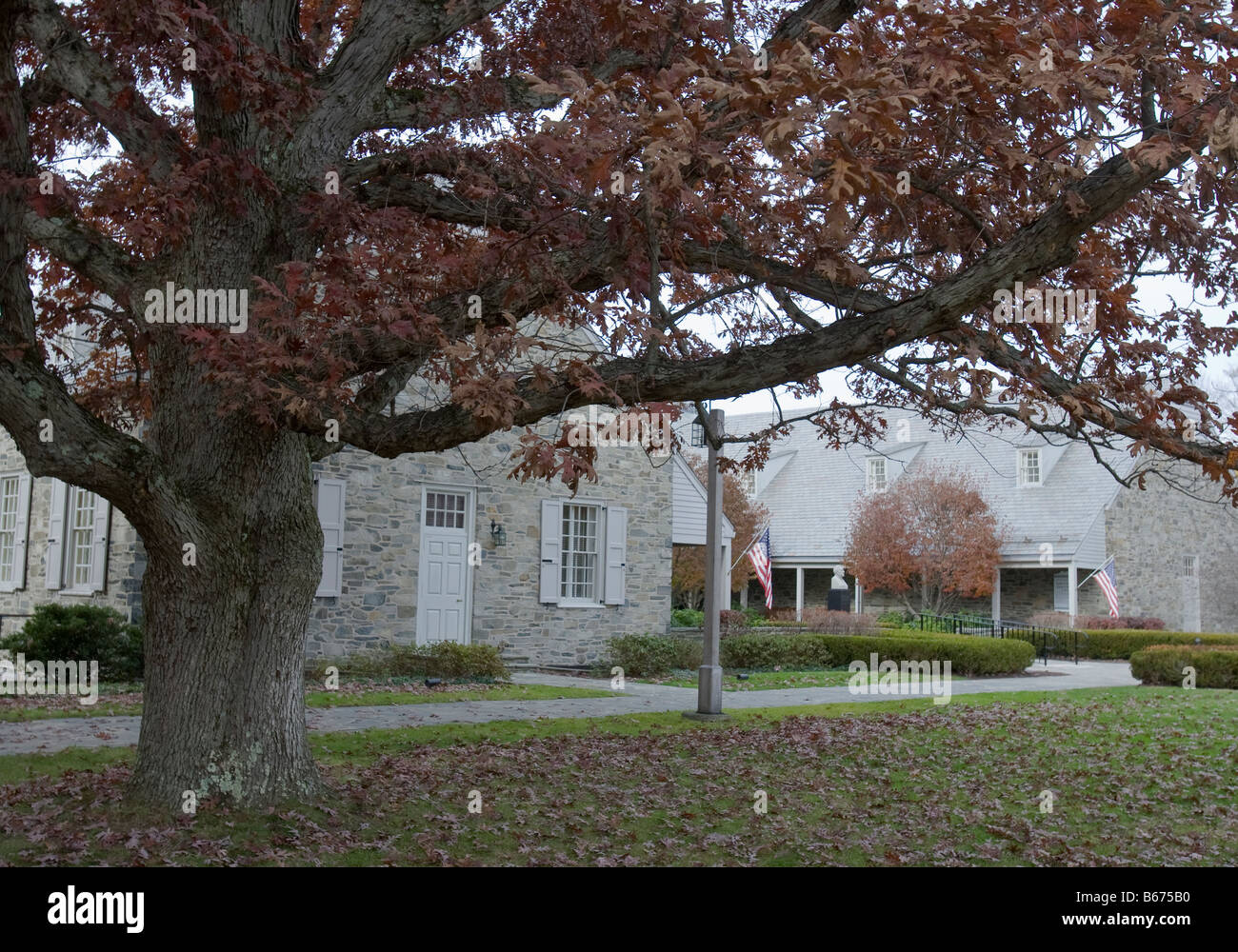 Front of the Franklin D. Roosevelt Presidential Library and Museum ...
