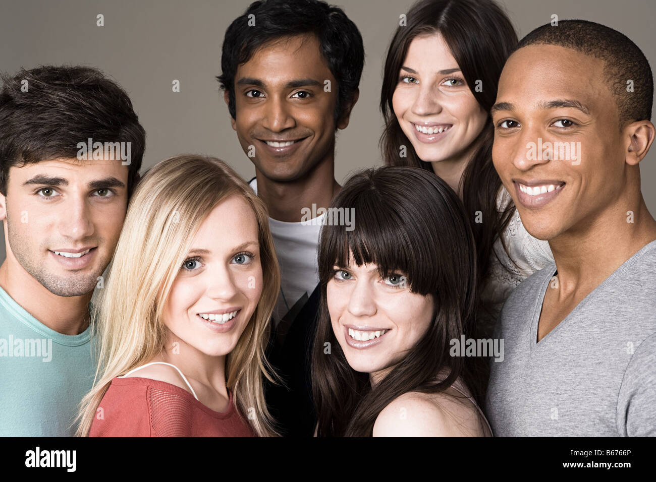Close up portrait group hi-res stock photography and images - Alamy
