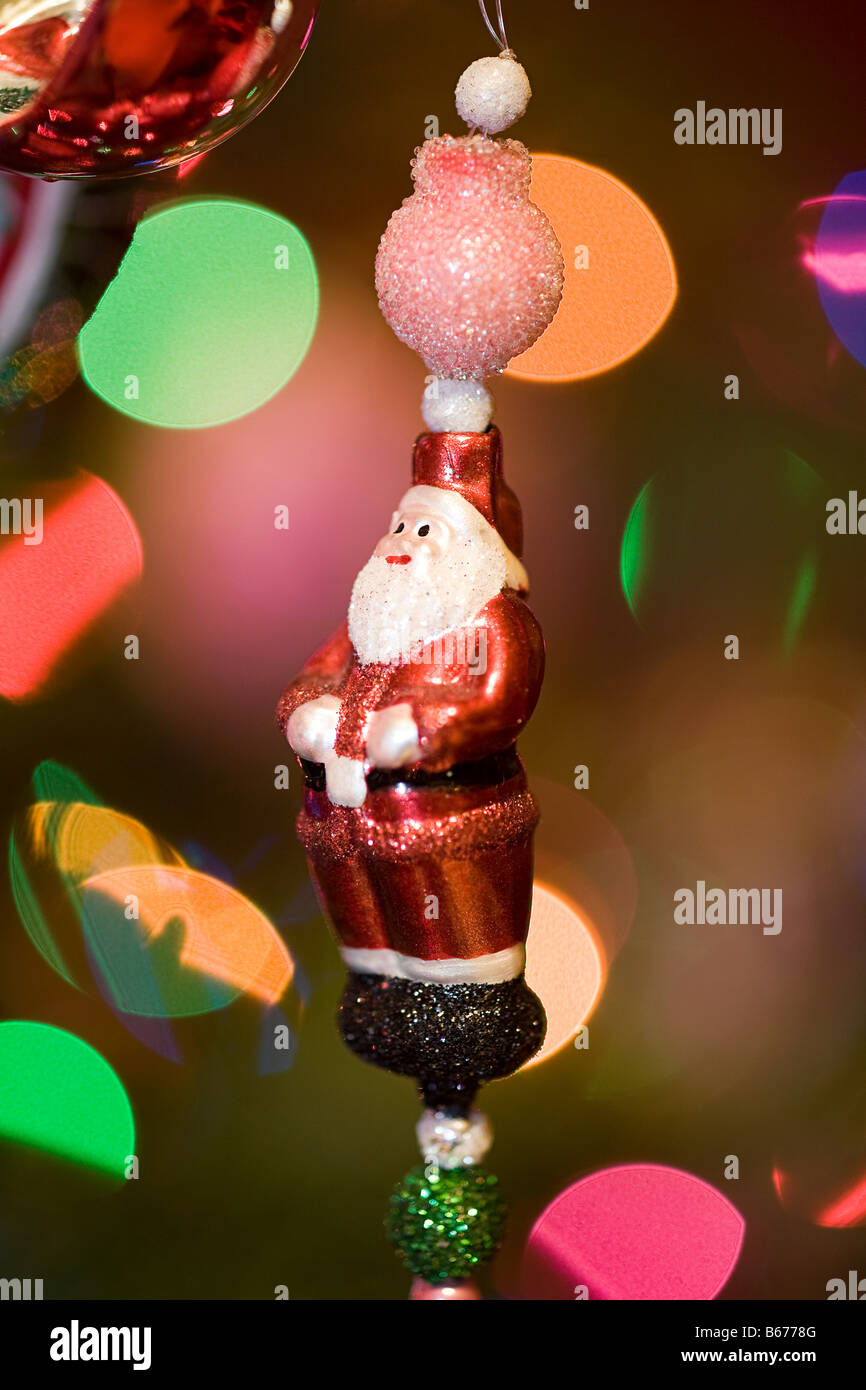 Santa claus decoration Stock Photo - Alamy