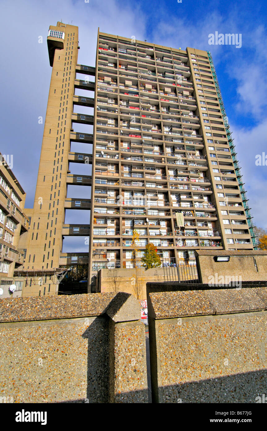 Trellick Tower, 5 Golborne Road, Kensington and Chelsea, London W10 5PL, United Kingdom Stock Photo