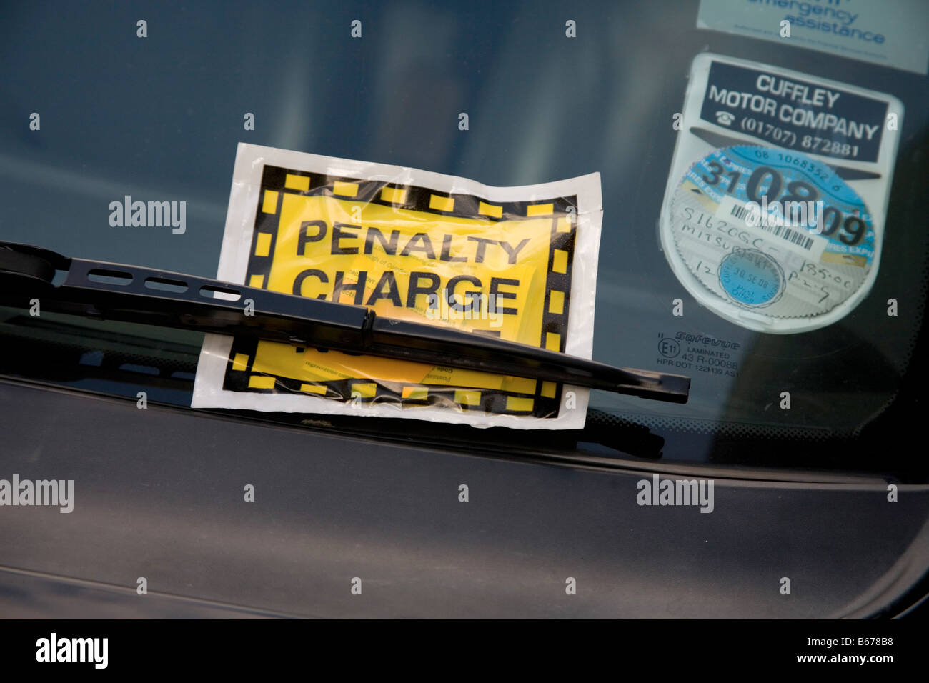 Penalty charge notice Stock Photo - Alamy