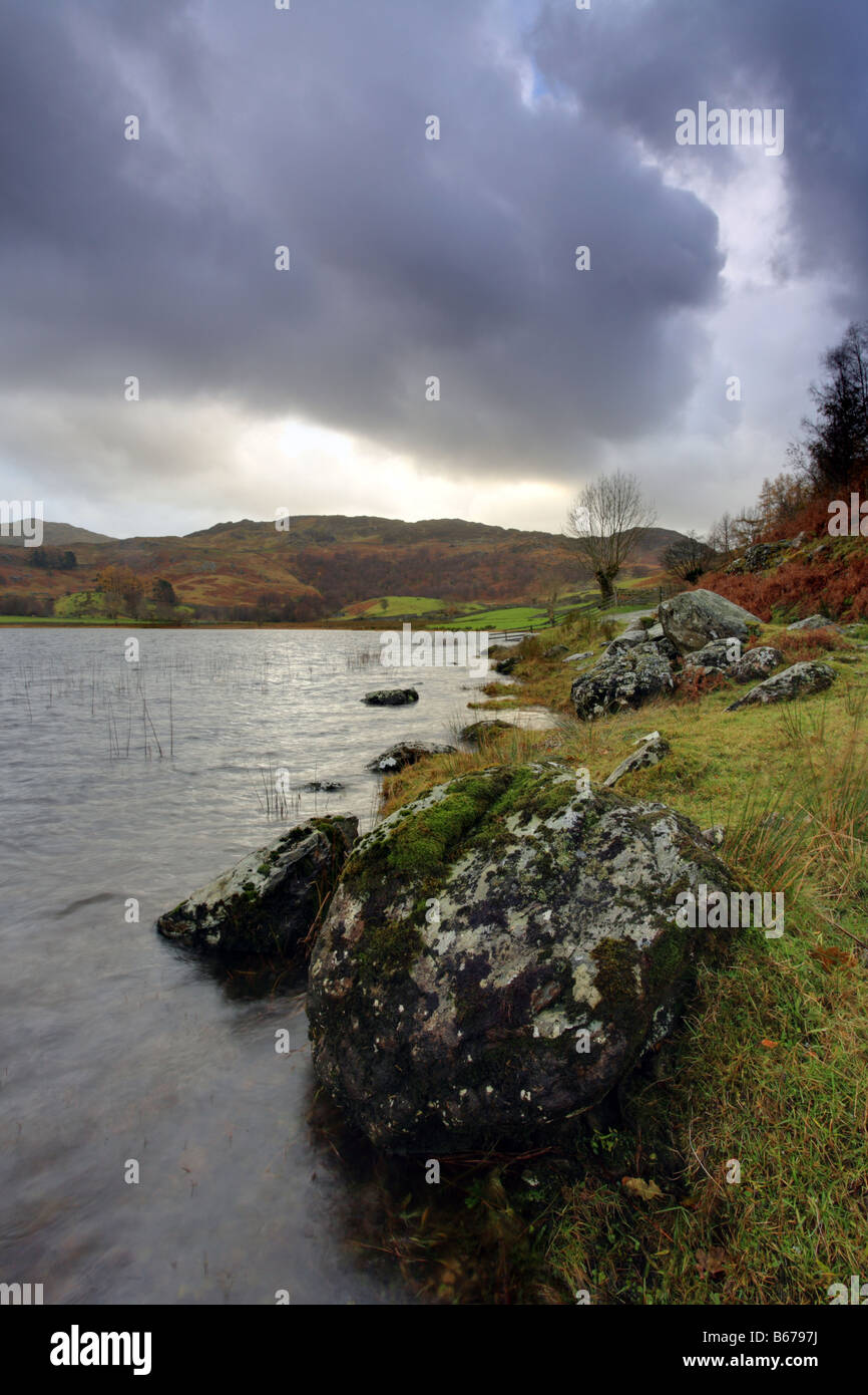 'Watendlath tarn', Lake district National park, owned by the National Trust. Cumbria. Stock Photo