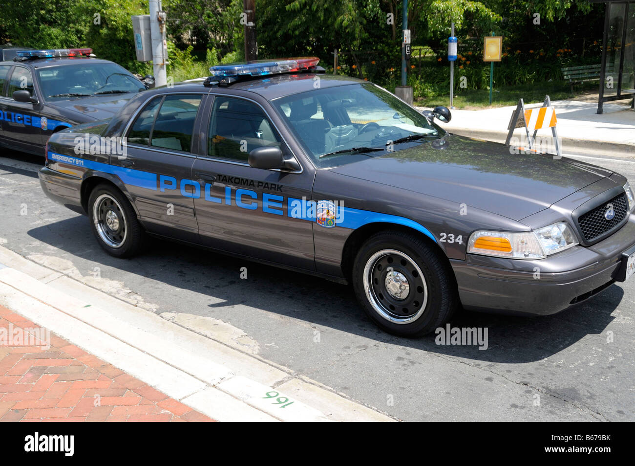 A Takoma Park,Maryland Police car Stock Photo Alamy