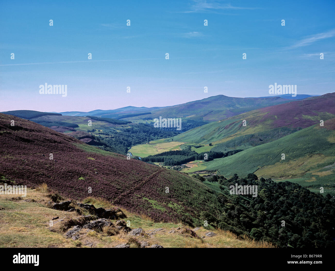 1656 Wicklow Mountains from Sally Gap Co Wicklow Republic of Ireland ...