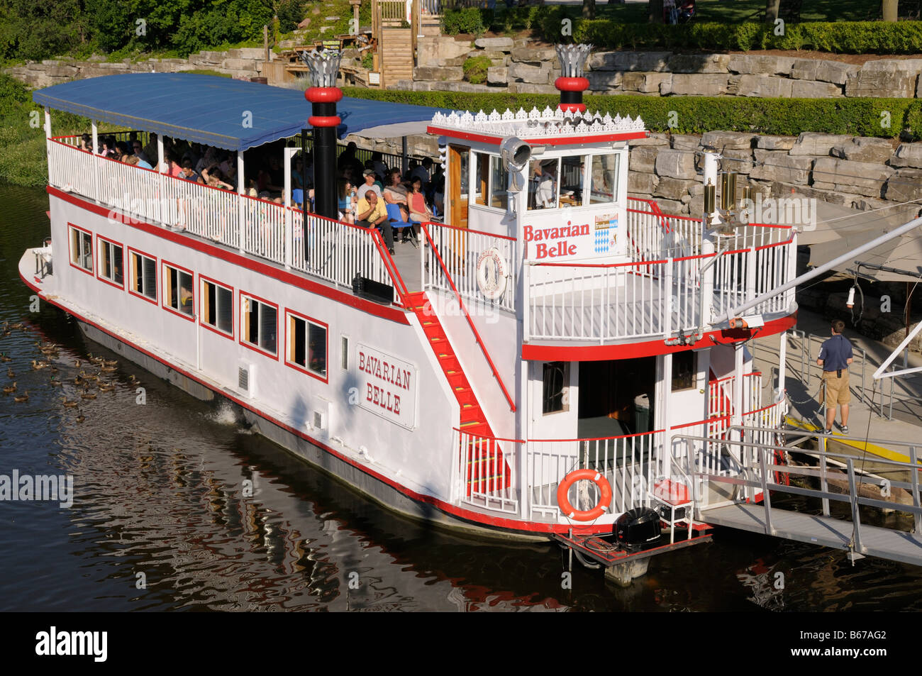 Frankenmuth river boat hires stock photography and images Alamy
