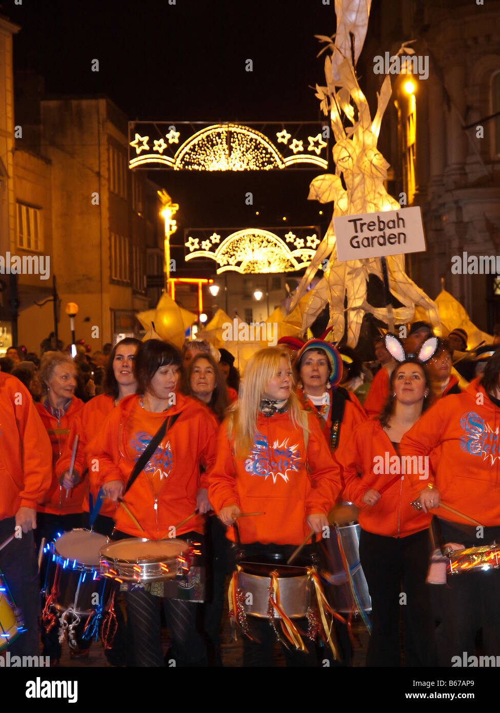City of Lights parade, Truro, 2008 Stock Photo Alamy
