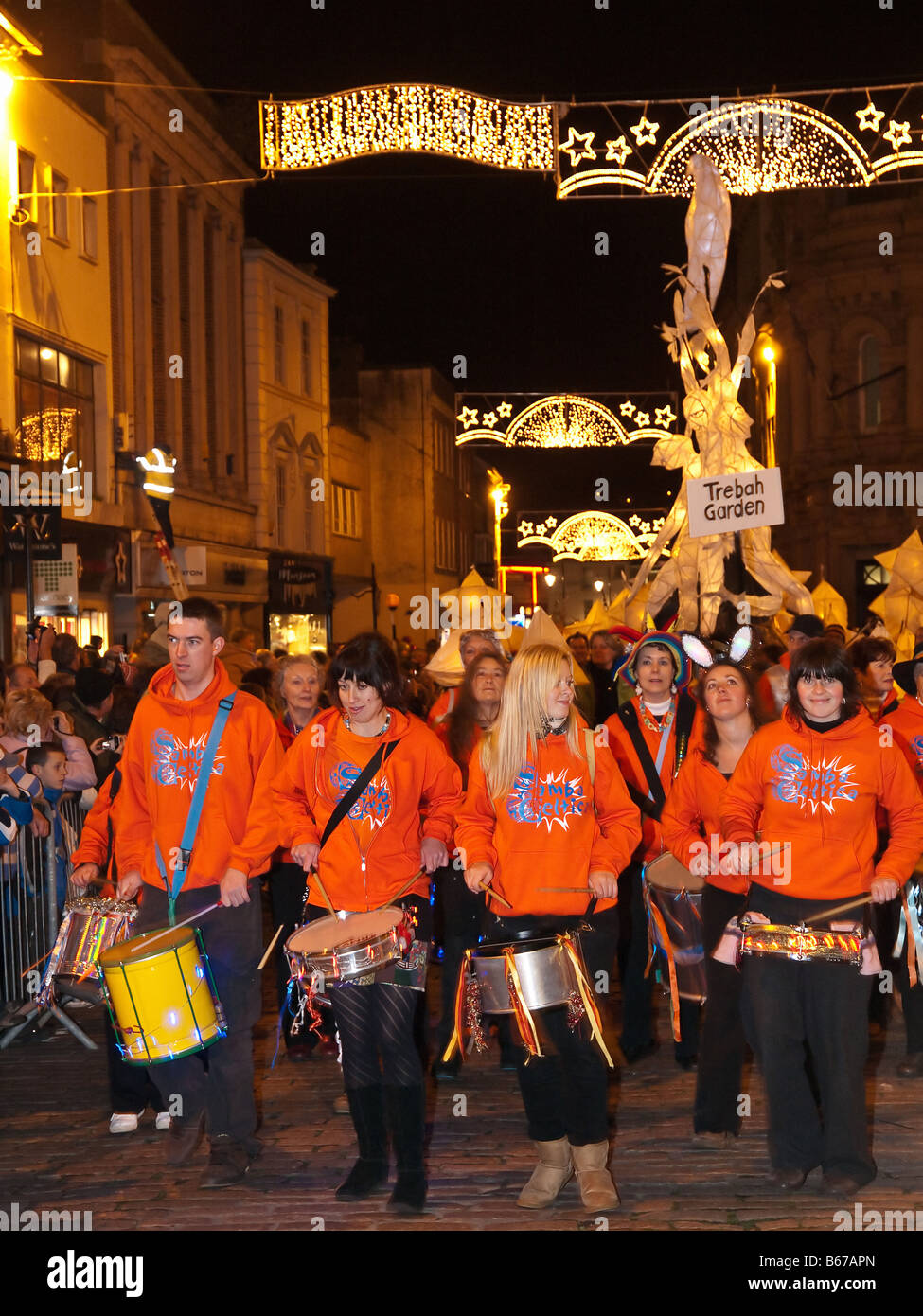 City of Lights parade, Truro, 2008 Stock Photo Alamy