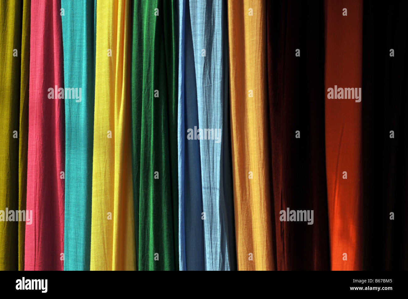 Colourful Fabrics High Resolution Stock Photography and Images - Alamy