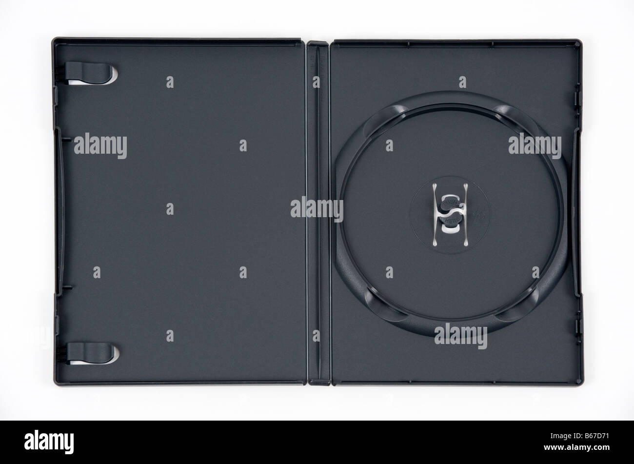 Blank black DVD case Stock Photo Alamy