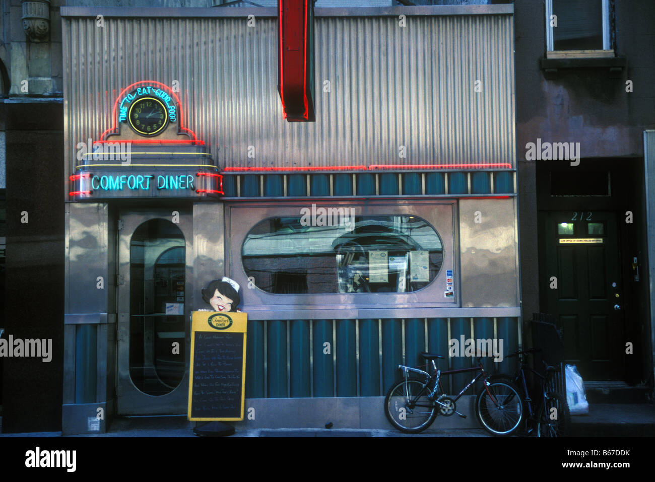 American Diner Manhattan New York City Usa Stock Photo 21062543