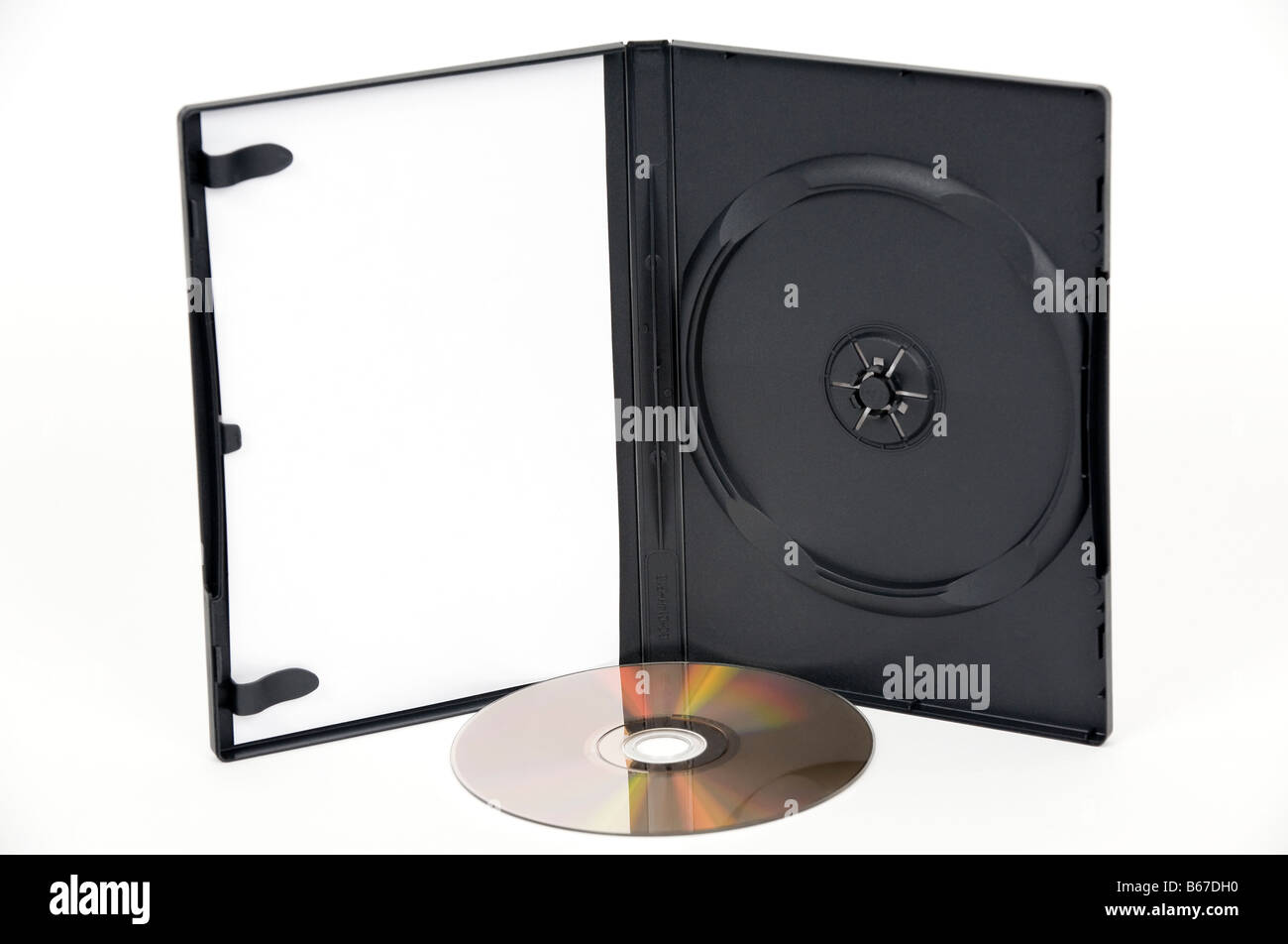 Blank DVD by a case Stock Photo Alamy