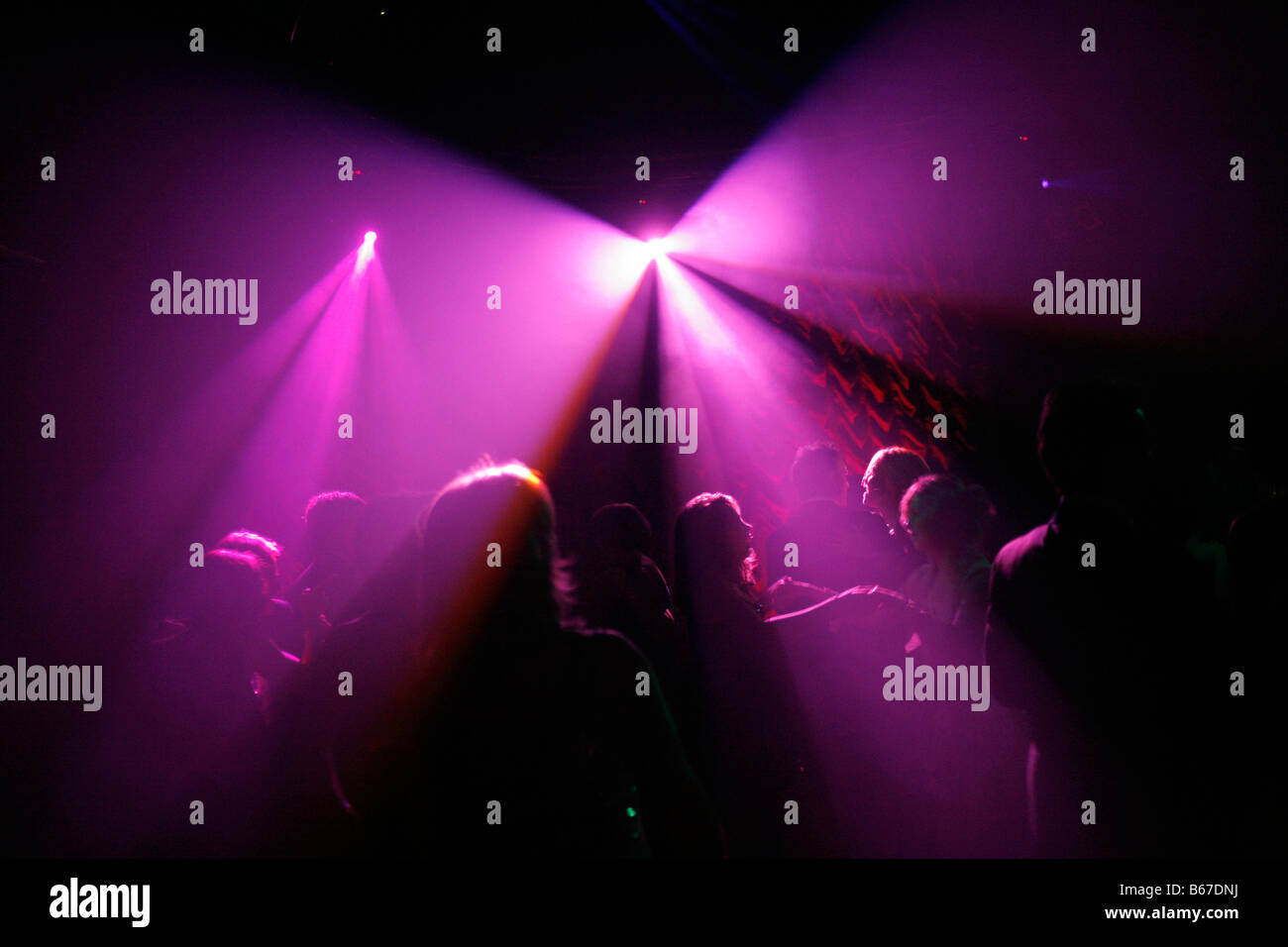 A disco dance floor Stock Photo