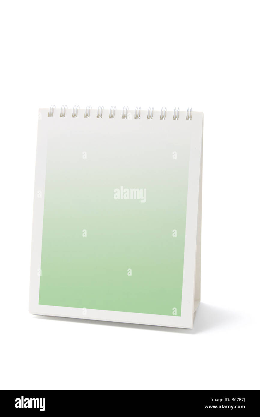 Blank Desk Calendar Stock Photo - Alamy