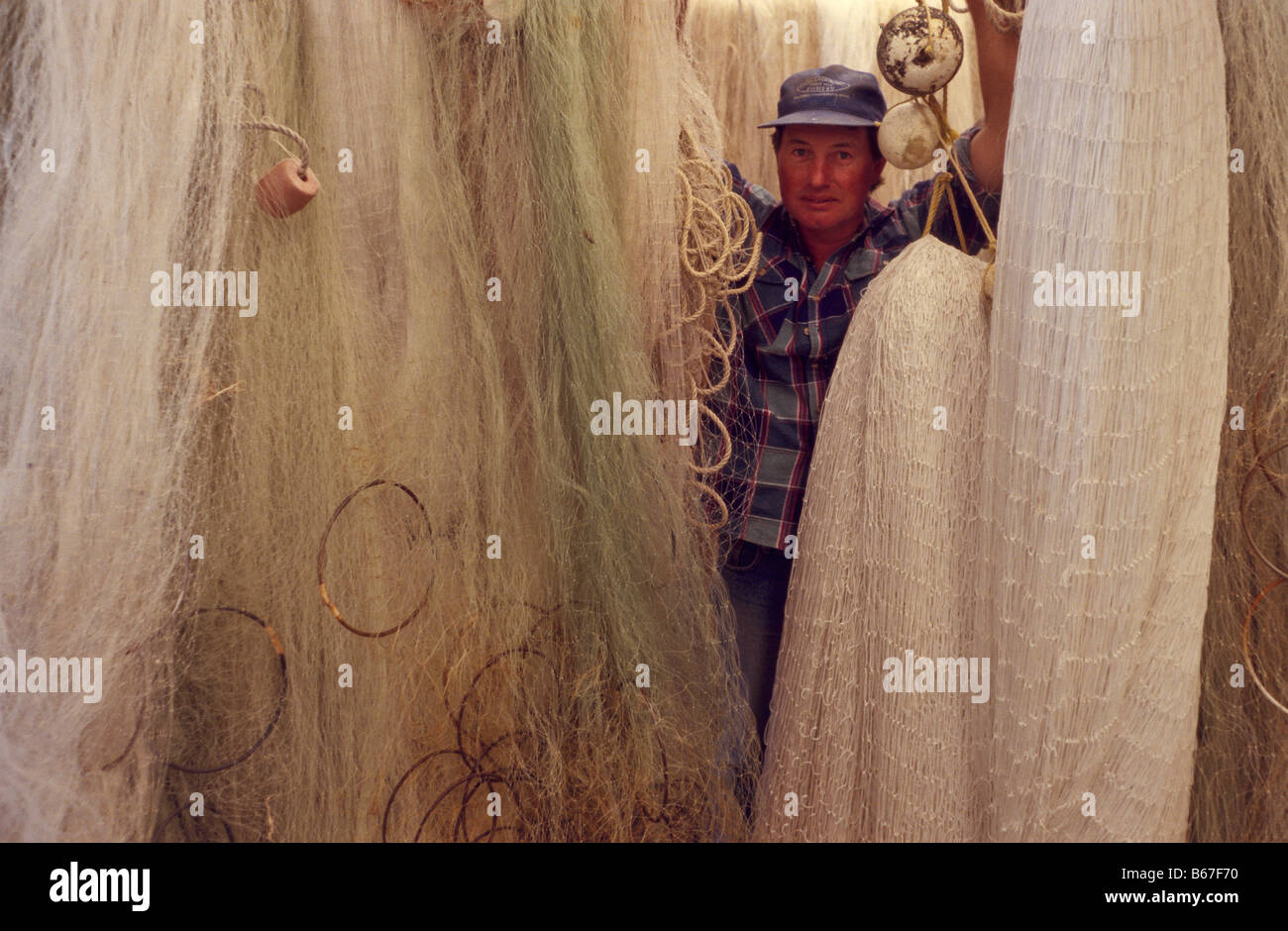 Professional fisherman, South Australia Stock Photo Alamy