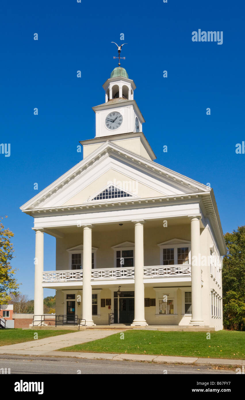 Town Hall Townshend Vermont United States of America USA Stock Photo