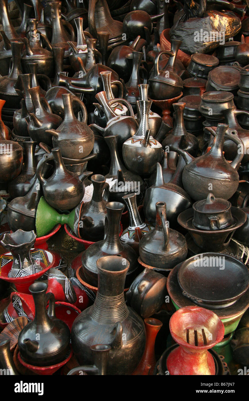 Ethiopian Clay Jebena - Coffee Pot