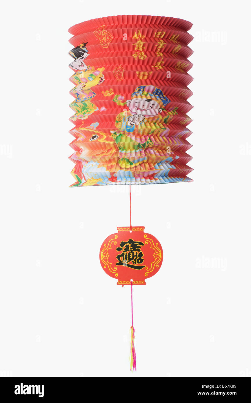 Close-up of a Chinese lantern Stock Photo