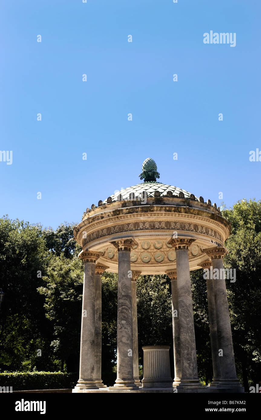 Little Temple in the Borghese Gardens in Rome Italy Stock Photo - Alamy