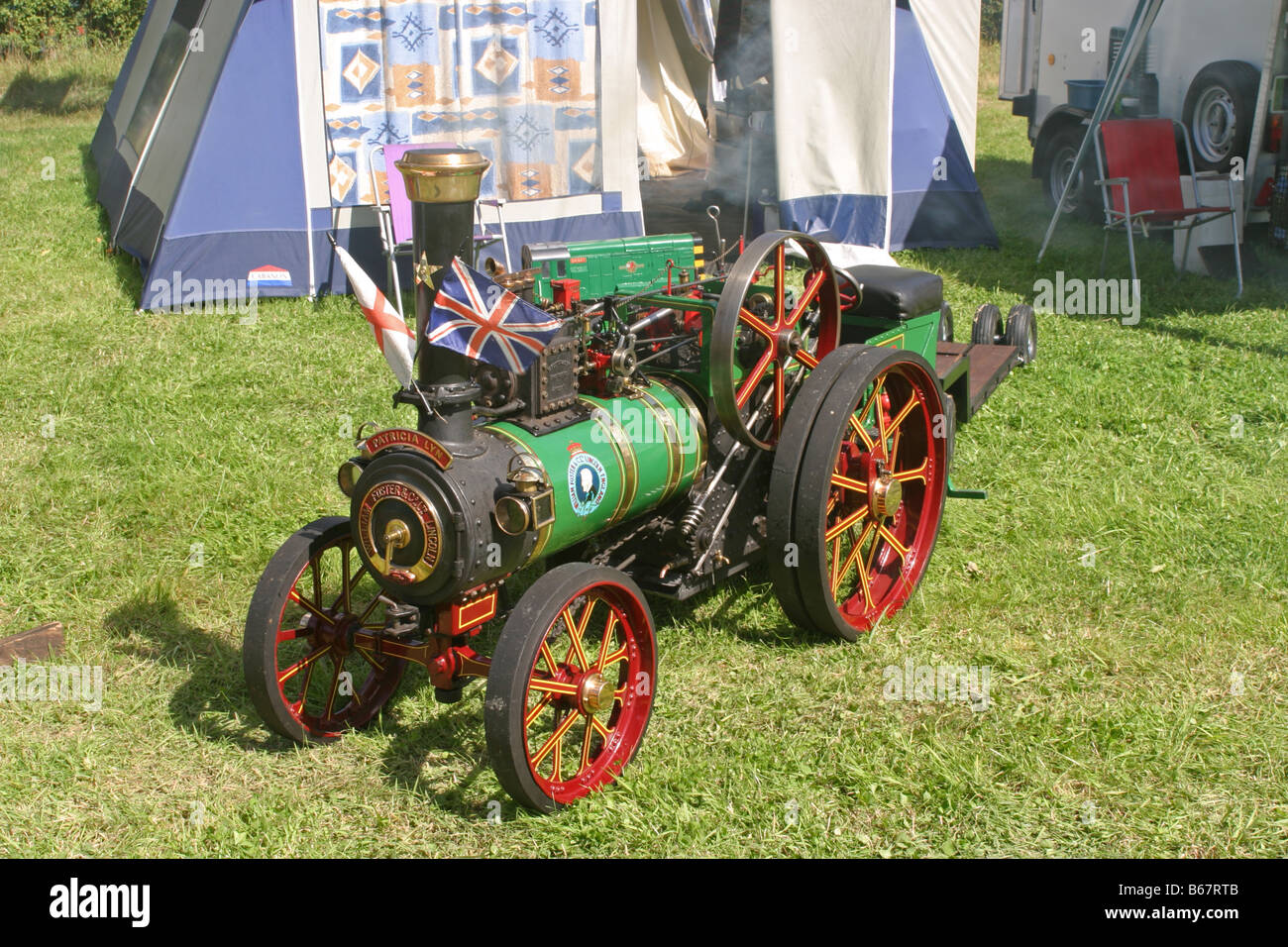 Scale Model Traction Engine Stock Photo Alamy