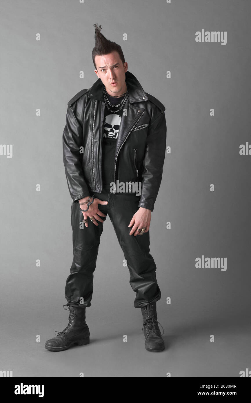Portrait of Punk Stock Photo