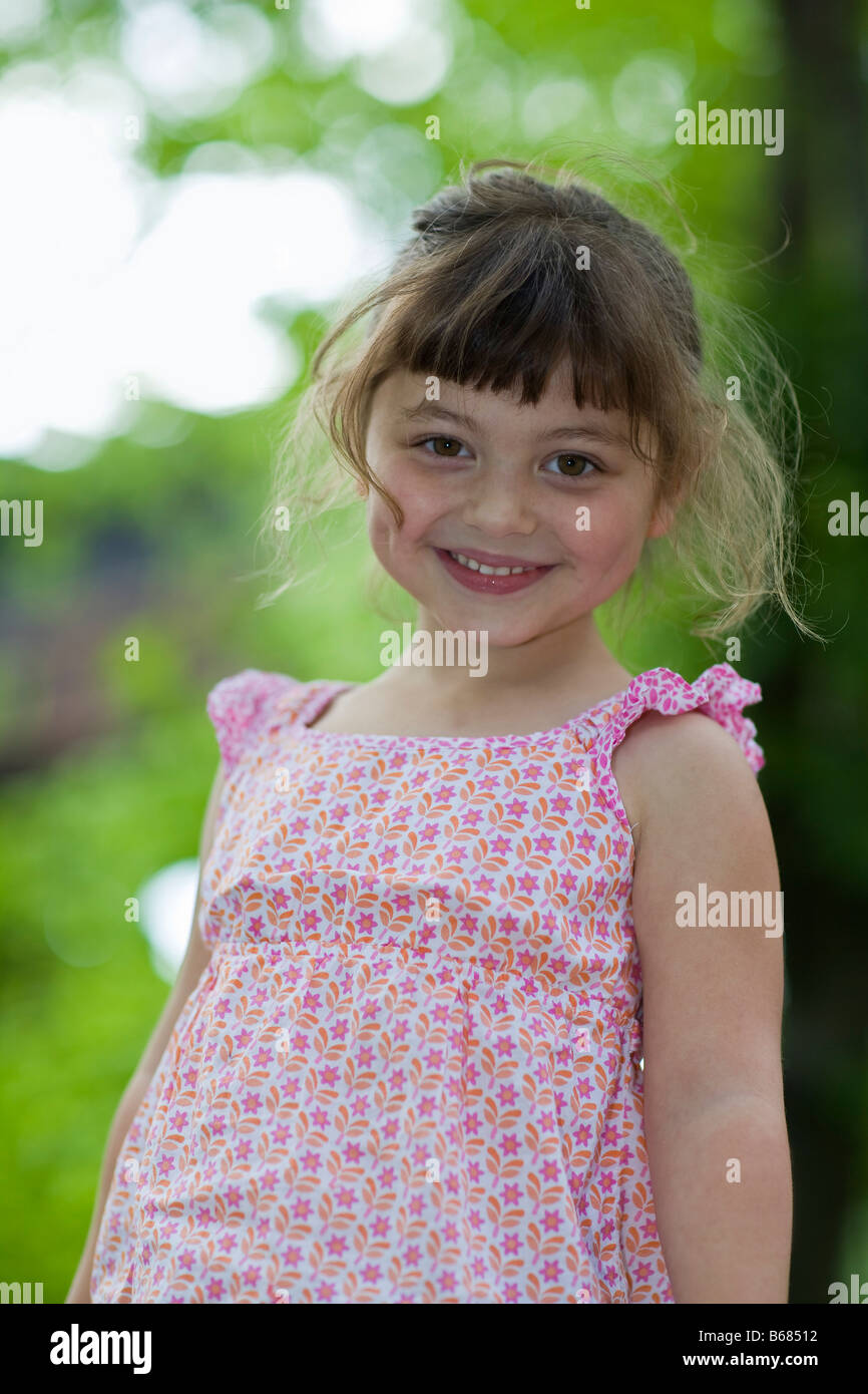 Portrait of Little Girl Stock Photo - Alamy
