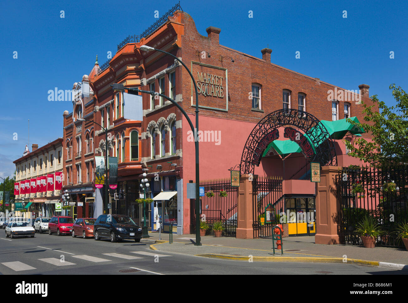 Market square victoria british columbia hires stock photography and