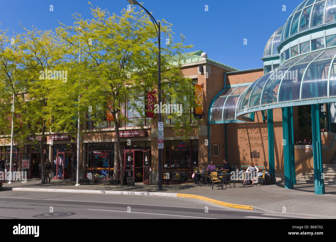 Victoria Conference Centre Victoria 'Vancouver Island' 'British Columbia' Canada Stock Photo