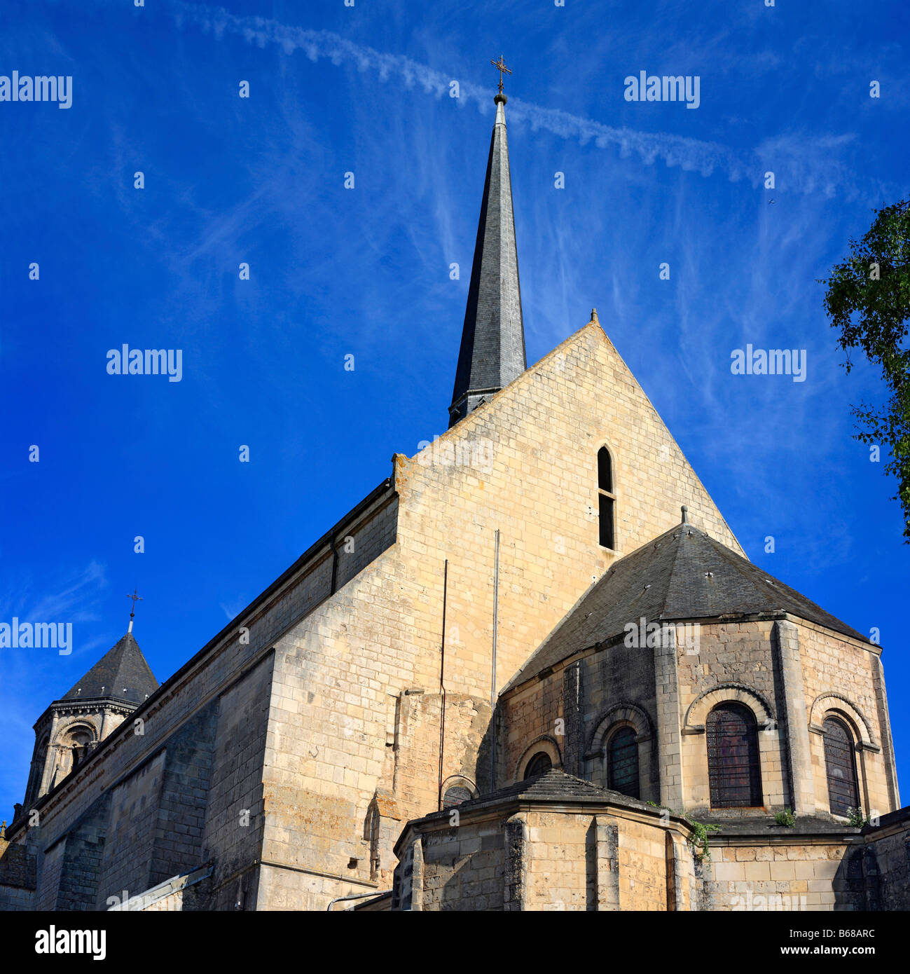 Saint Pierre cathedral, Poitiers, Poitou, France Stock Photo