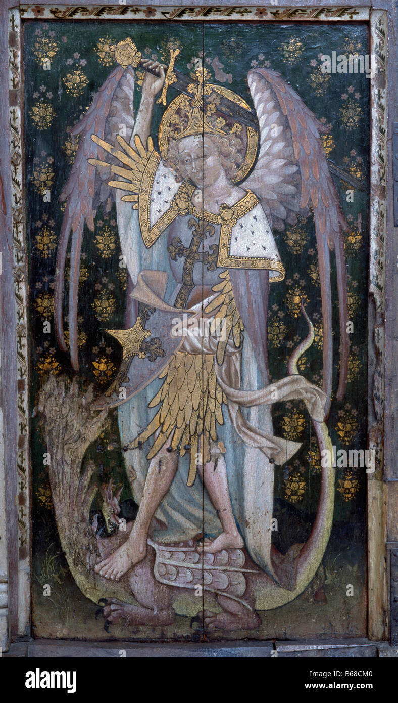 Ranworth Screen St Michael Stock Photo