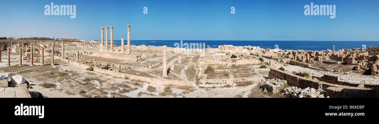 Sabratha at a glance, Libya. Stock Photo