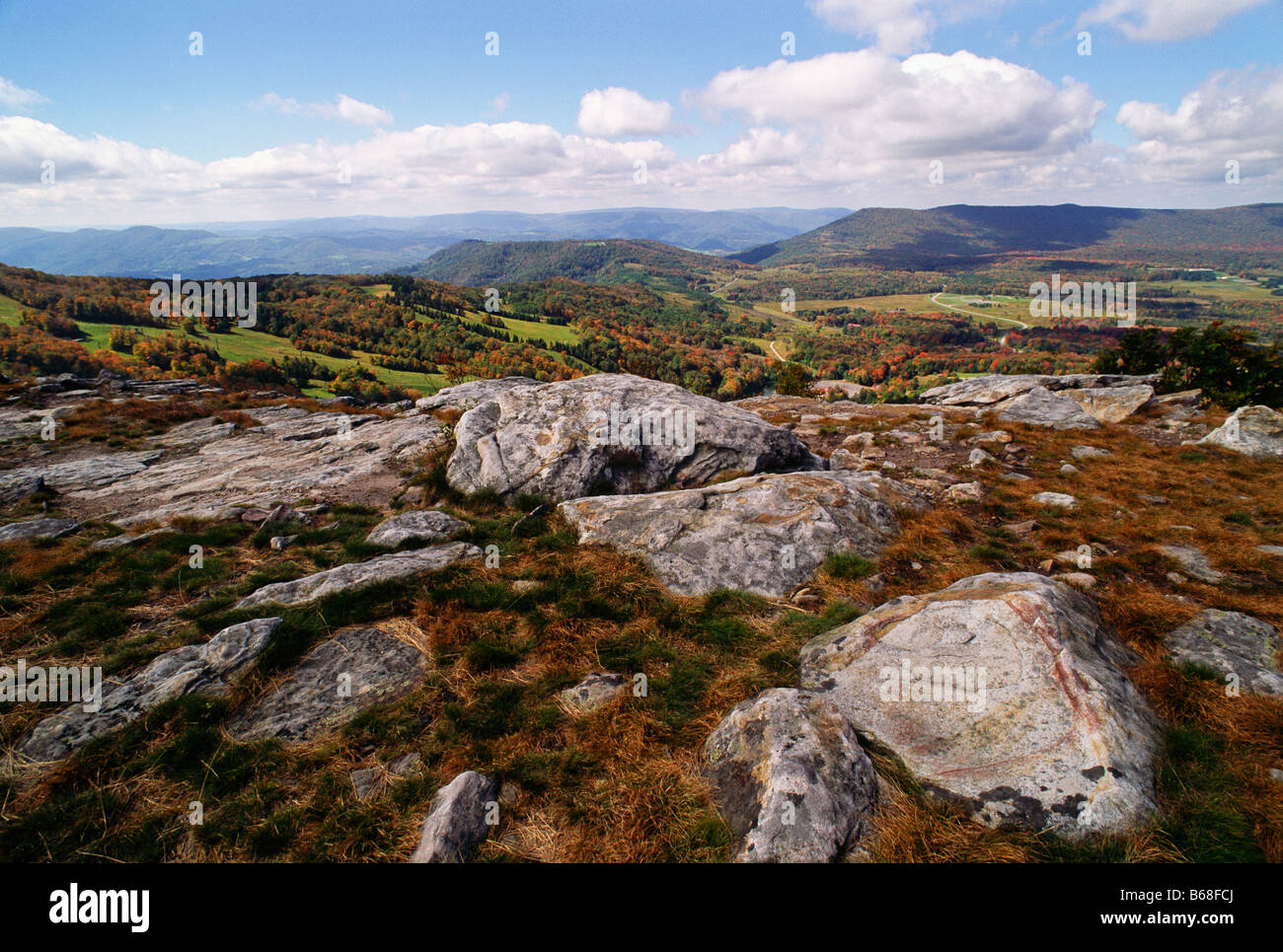 Above the tree line Bald Knob overlook Canaan Valley/ Dolly Sods West Virginia Stock Photo Alamy