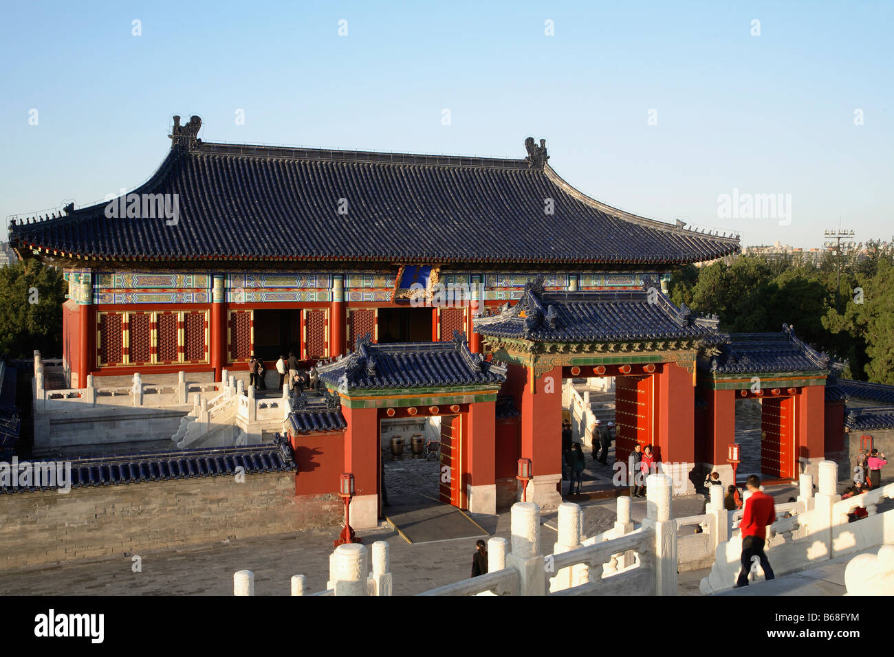 China Beijing Temple of Heaven Hall of August Heaven Stock Photo