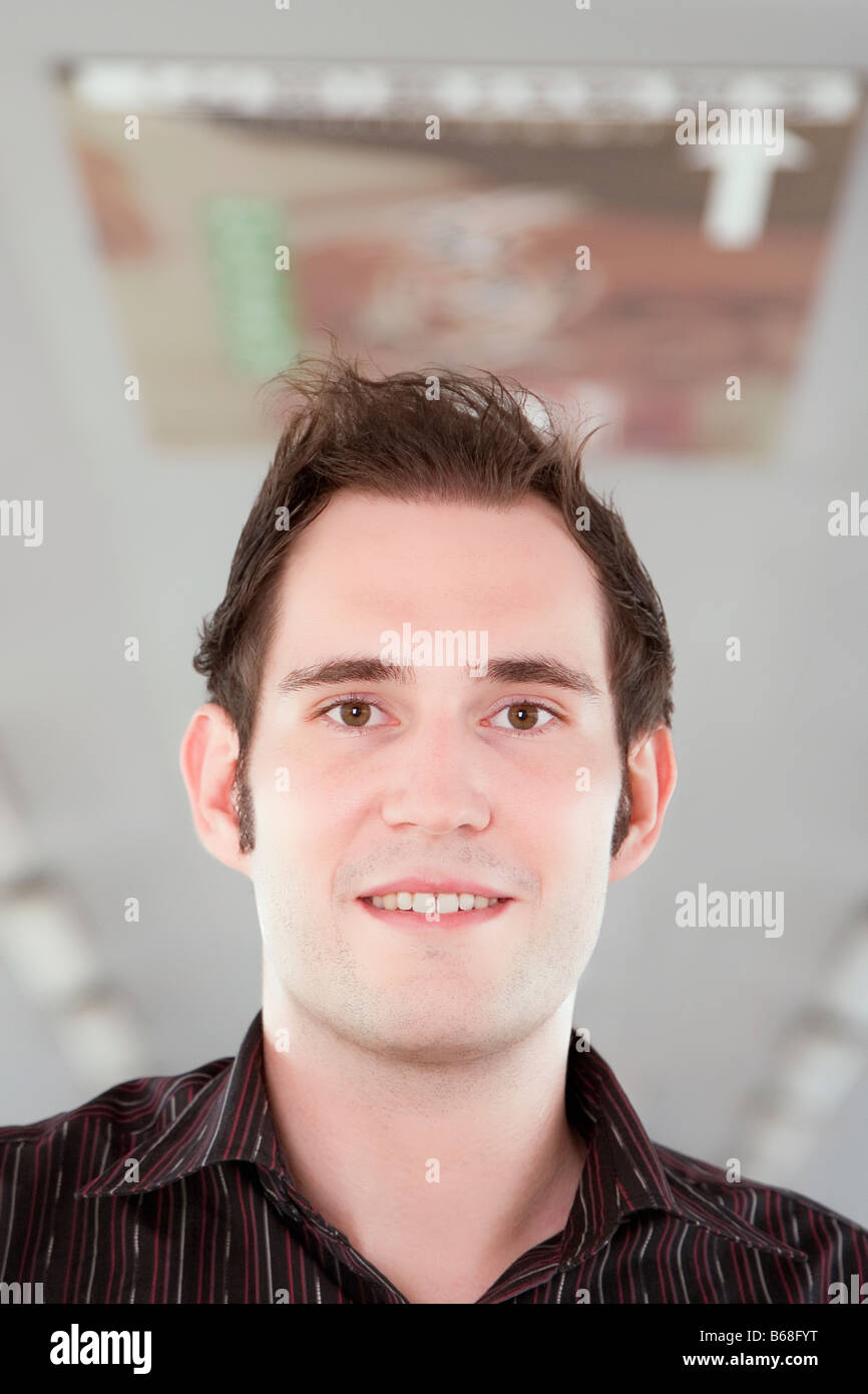 Portrait of a mid adult man smiling Stock Photo - Alamy