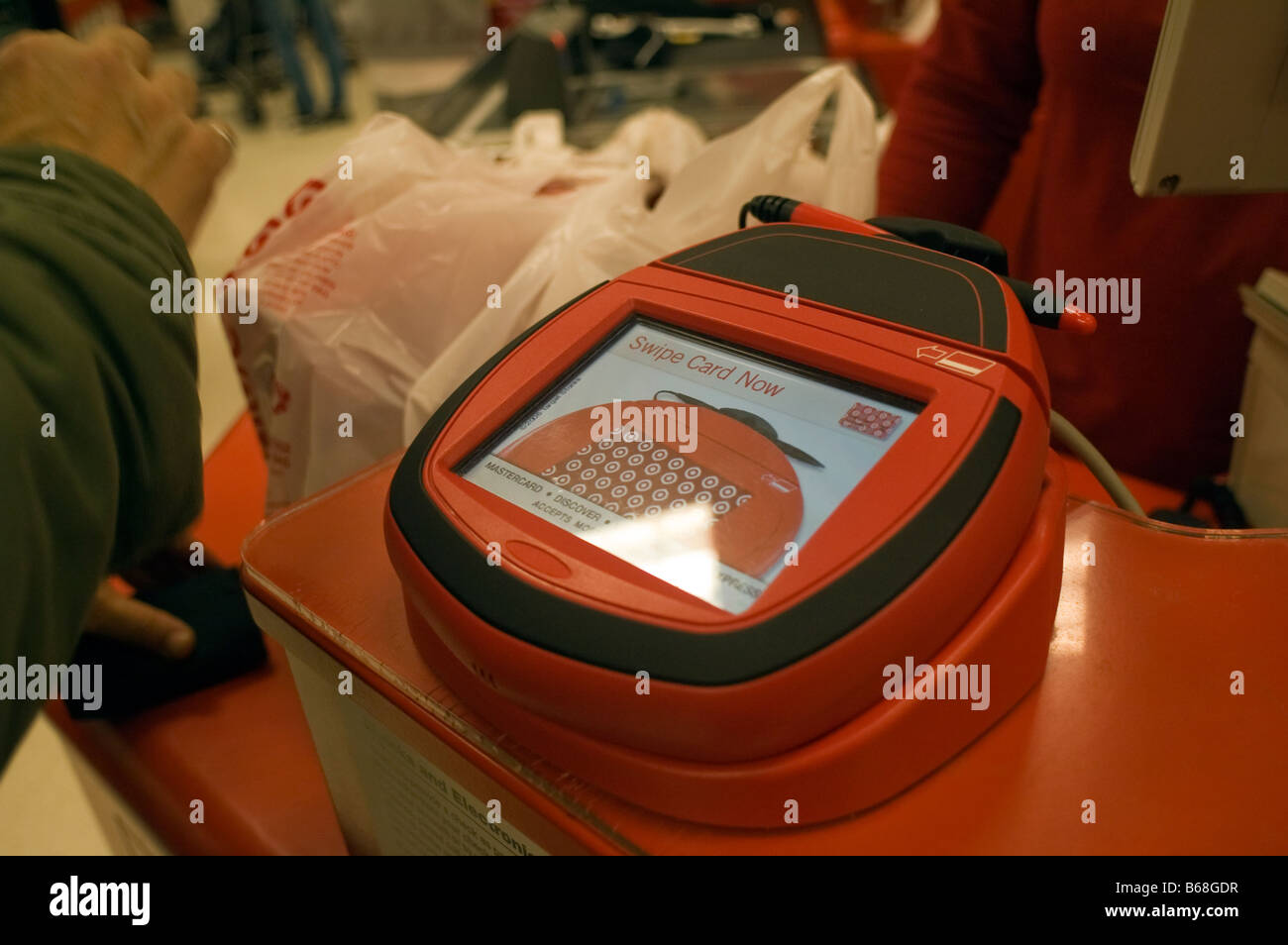 Shopping in a Target department store in Elmhurst in the New York