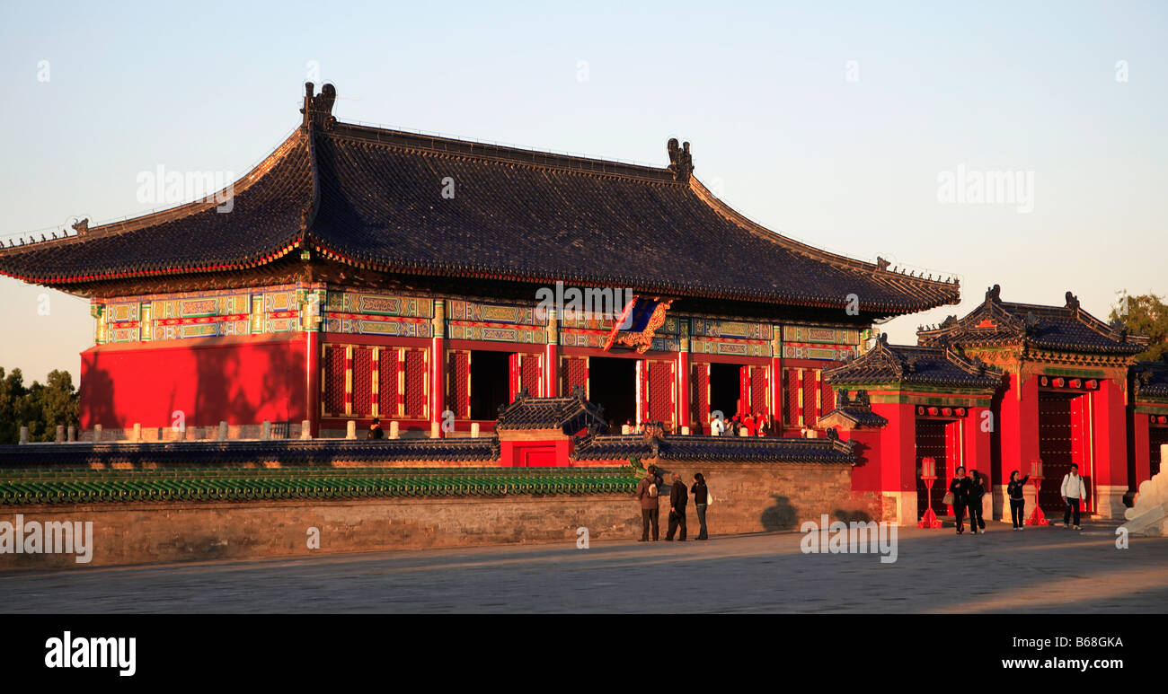 China Beijing Temple of Heaven Hall of August Heaven Stock Photo
