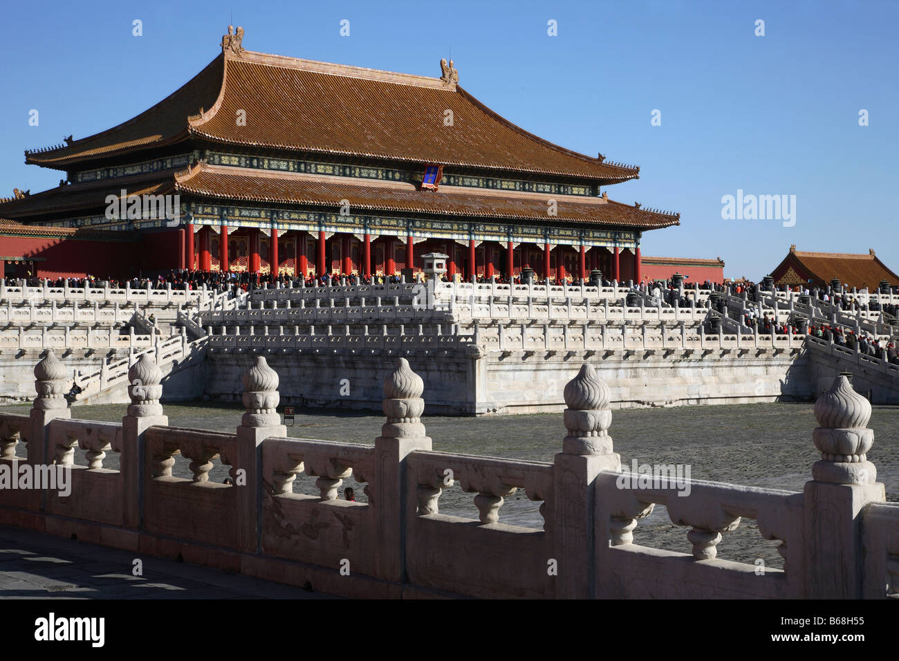 China Beijing Forbidden City Supreme Harmony Hall Stock Photo