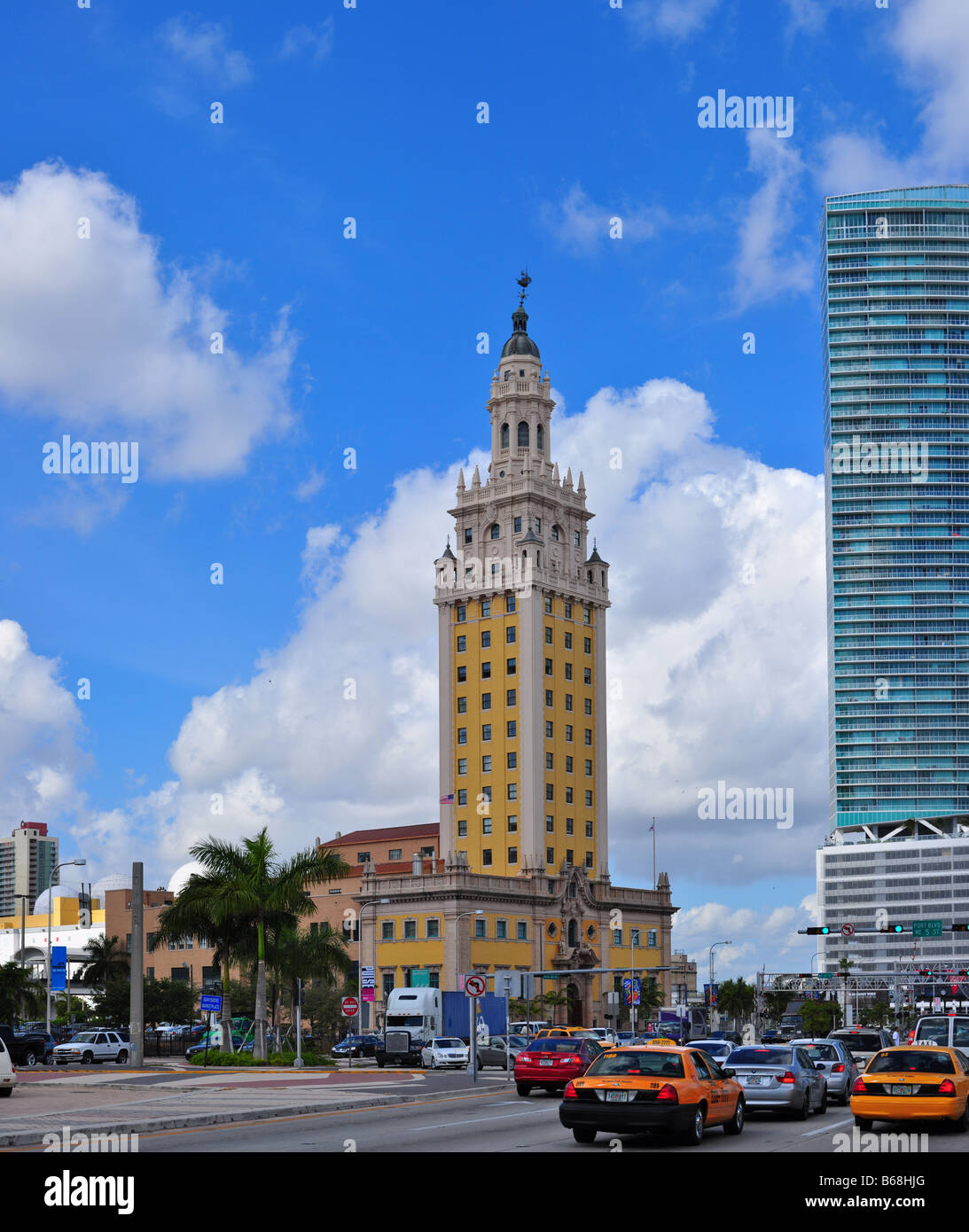 Freedom Tower in Miami Stock Photo