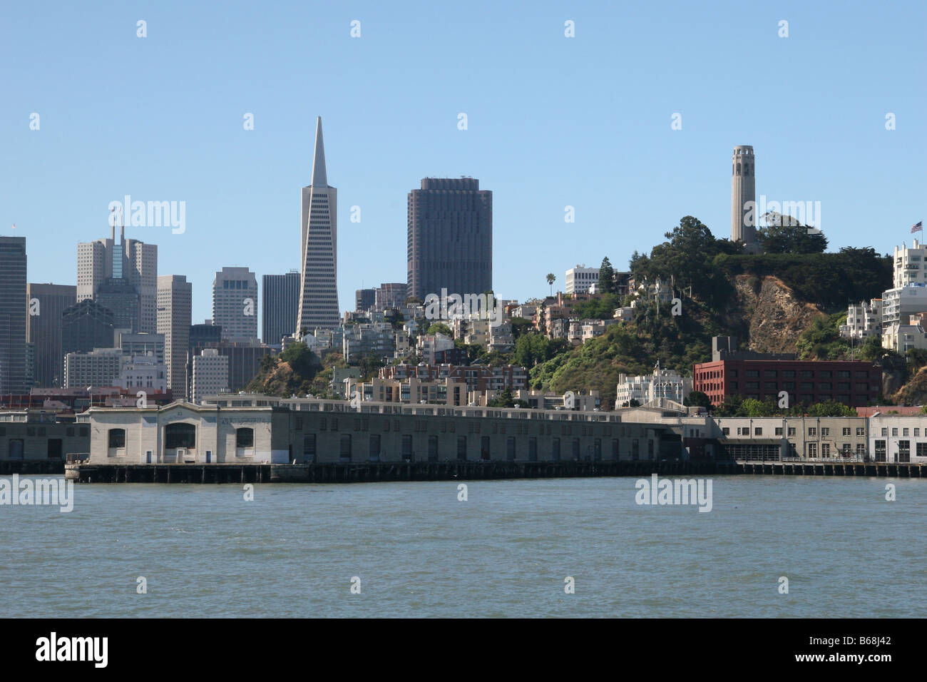 San Francisco skyline view. Stock Photo