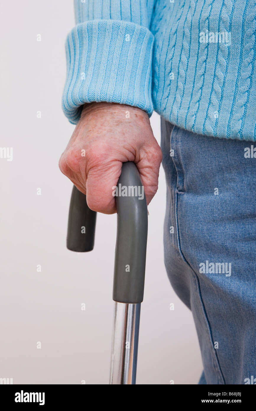 Hand with cane hires stock photography and images Alamy