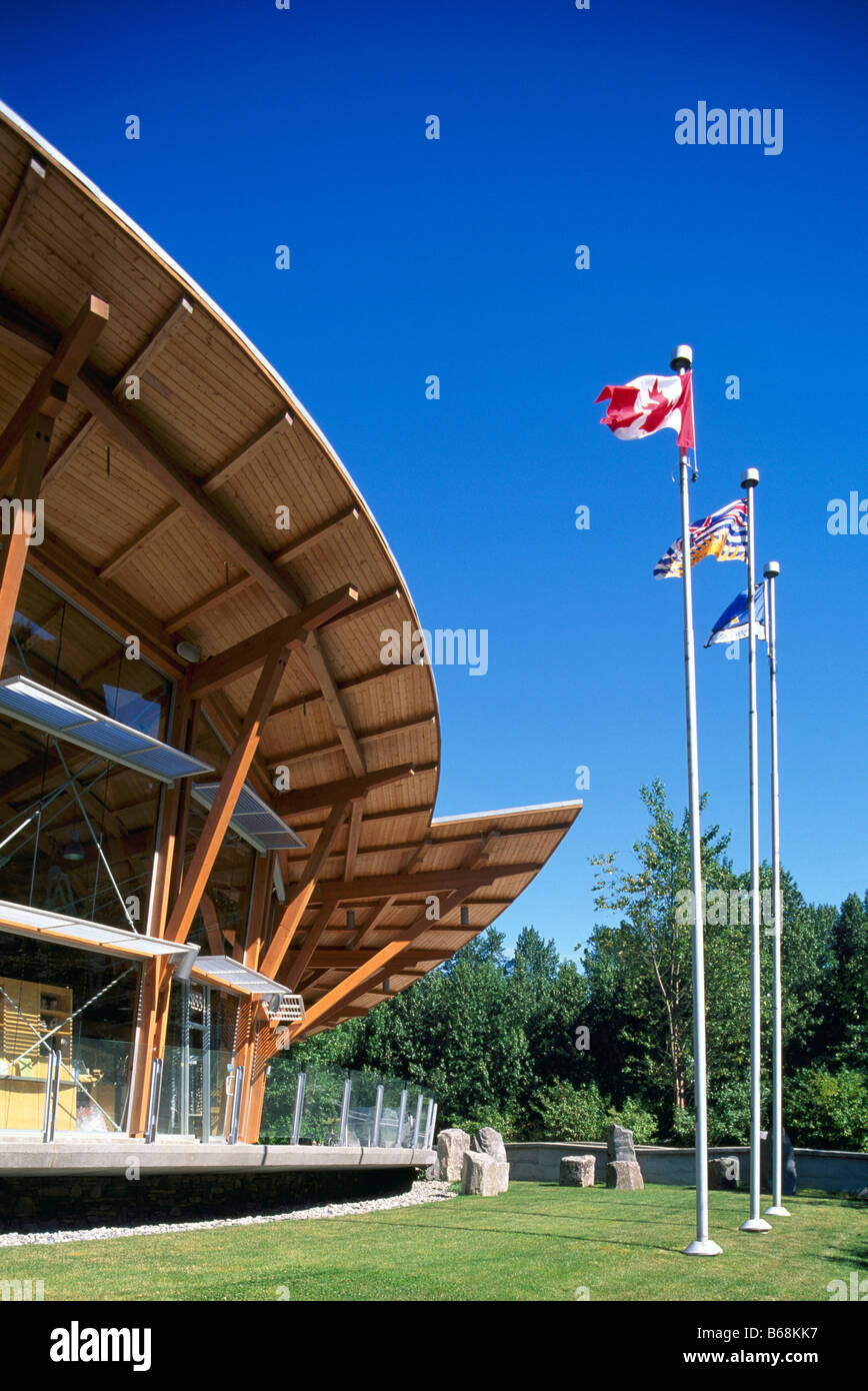 The Squamish Adventure Centre and Tourist Information Centre in Squamish British Columbia Canada