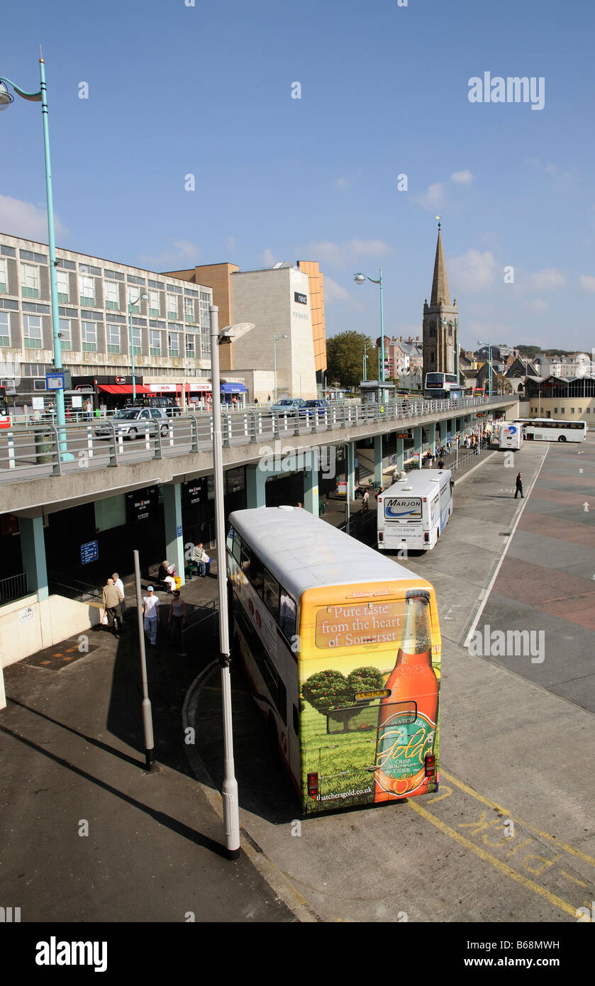 Plymouth bus station hires stock photography and images Alamy
