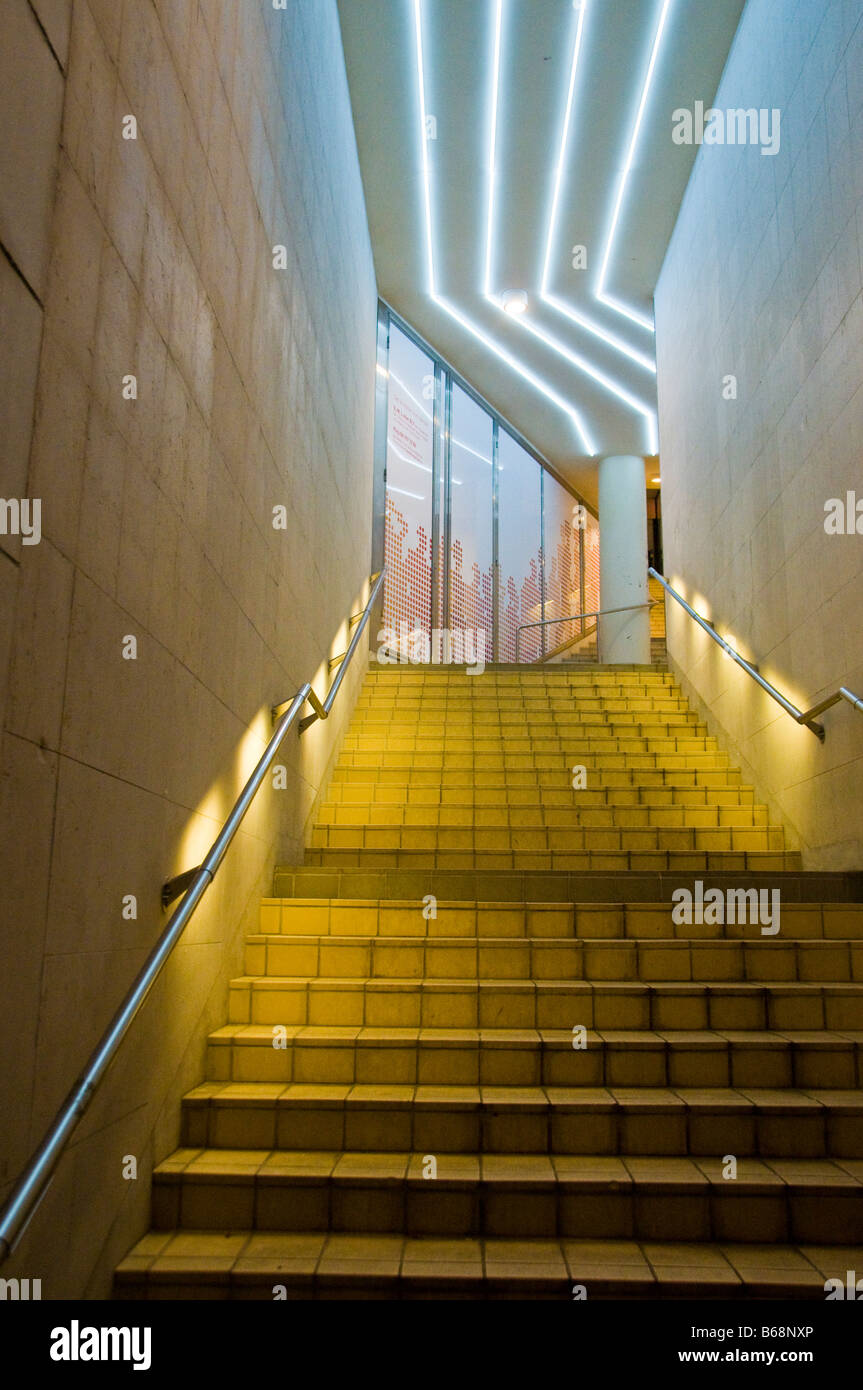 Staircase off main street Kungsgatan in Stockholm Sweden Stock Photo
