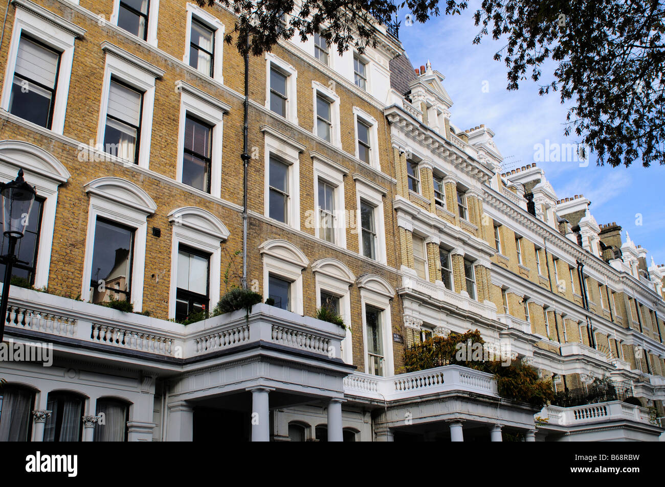 Houses in Wetherby Gardens South Kensington SW7 London Stock Photo Alamy