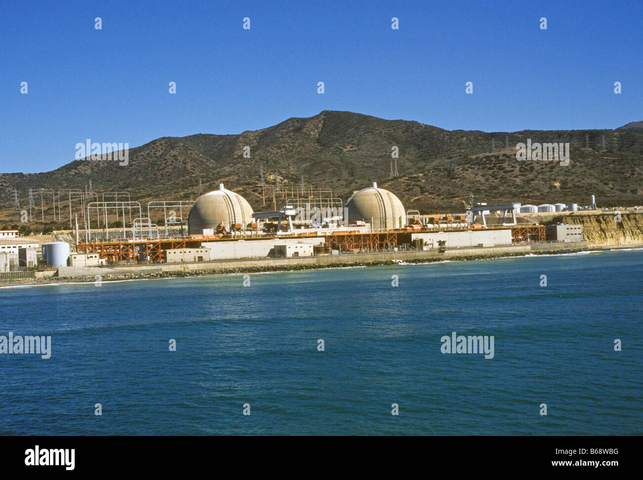 San Onofre nuclear power plant near San Clemente, California, USA as