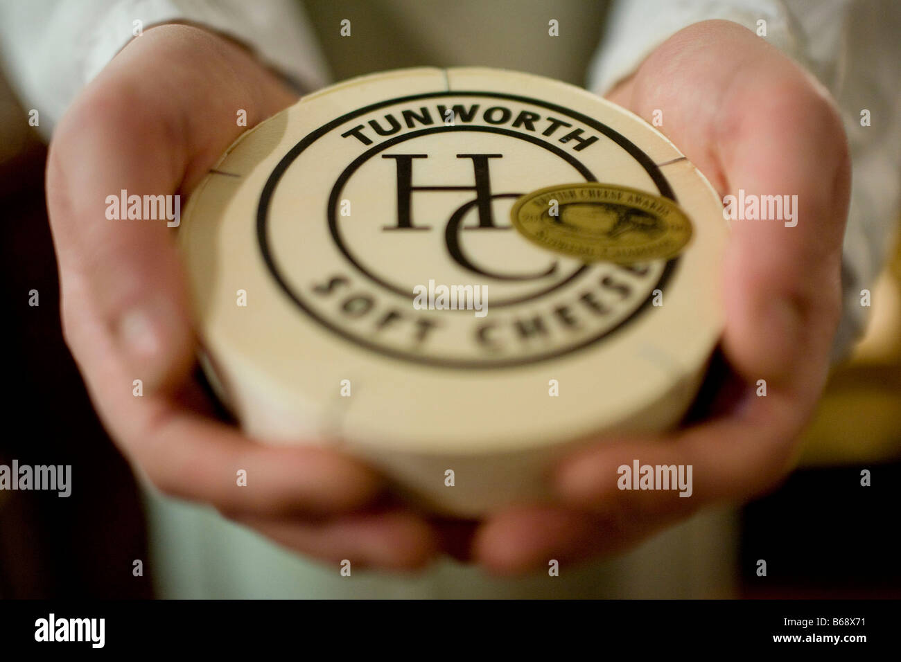 Tunworth Soft Cheese, London, UK Stock Photo