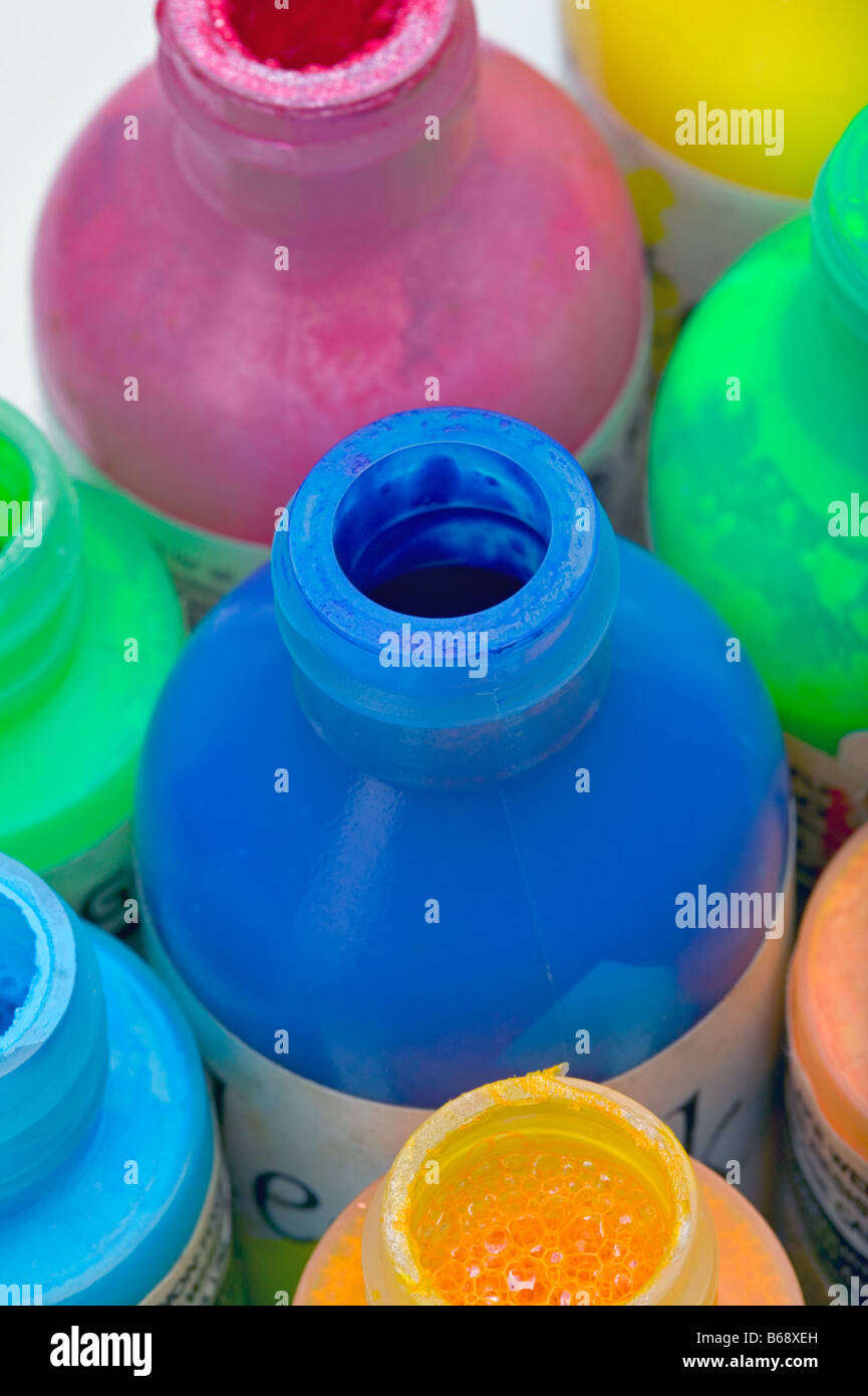 Color paints in bottles hires stock photography and images Alamy