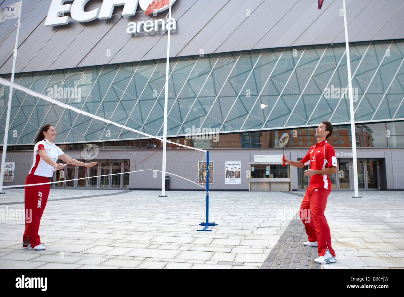 Badminton mixed England doubles Jenny Wallwork and Nathan Robertson