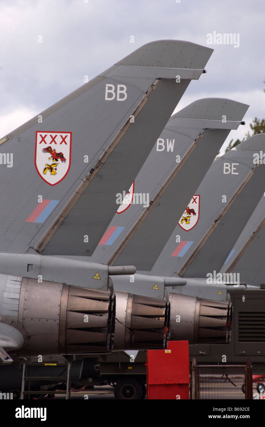 Eurofighter Rear Plane eurofighter typhoon tail lineup pan jet hi-res stock photography ...