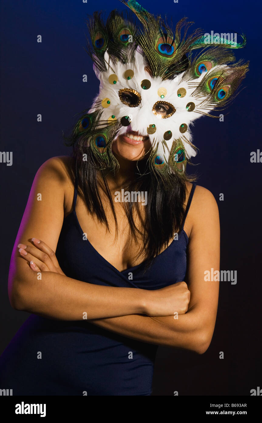 Women wearing traditional face mask hi-res stock photography and images ...